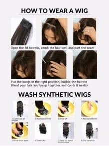 2pcs Clip In Medium Curly Synthetic Hair Extension - Olive Green - View 6