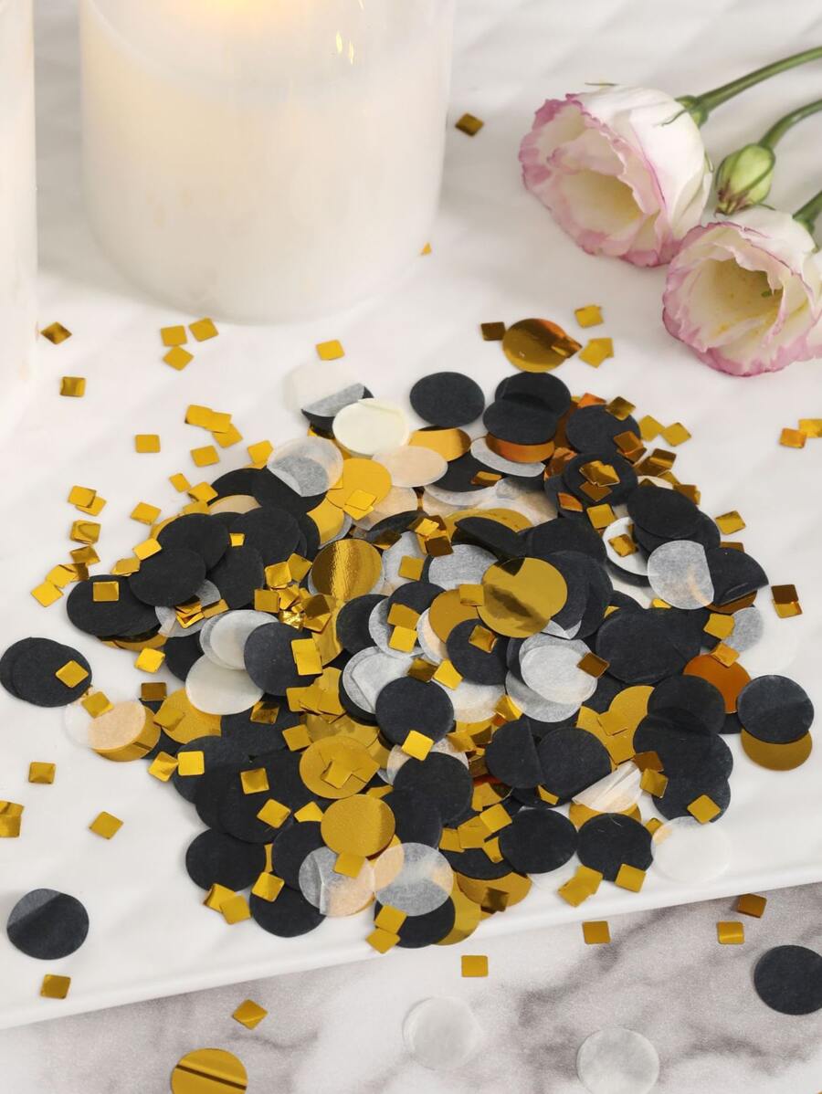 1130pcs Round & Square Design Gift Filler - Multicolor - View 1