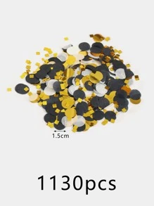 1130pcs Round & Square Design Gift Filler - Multicolor - View 3