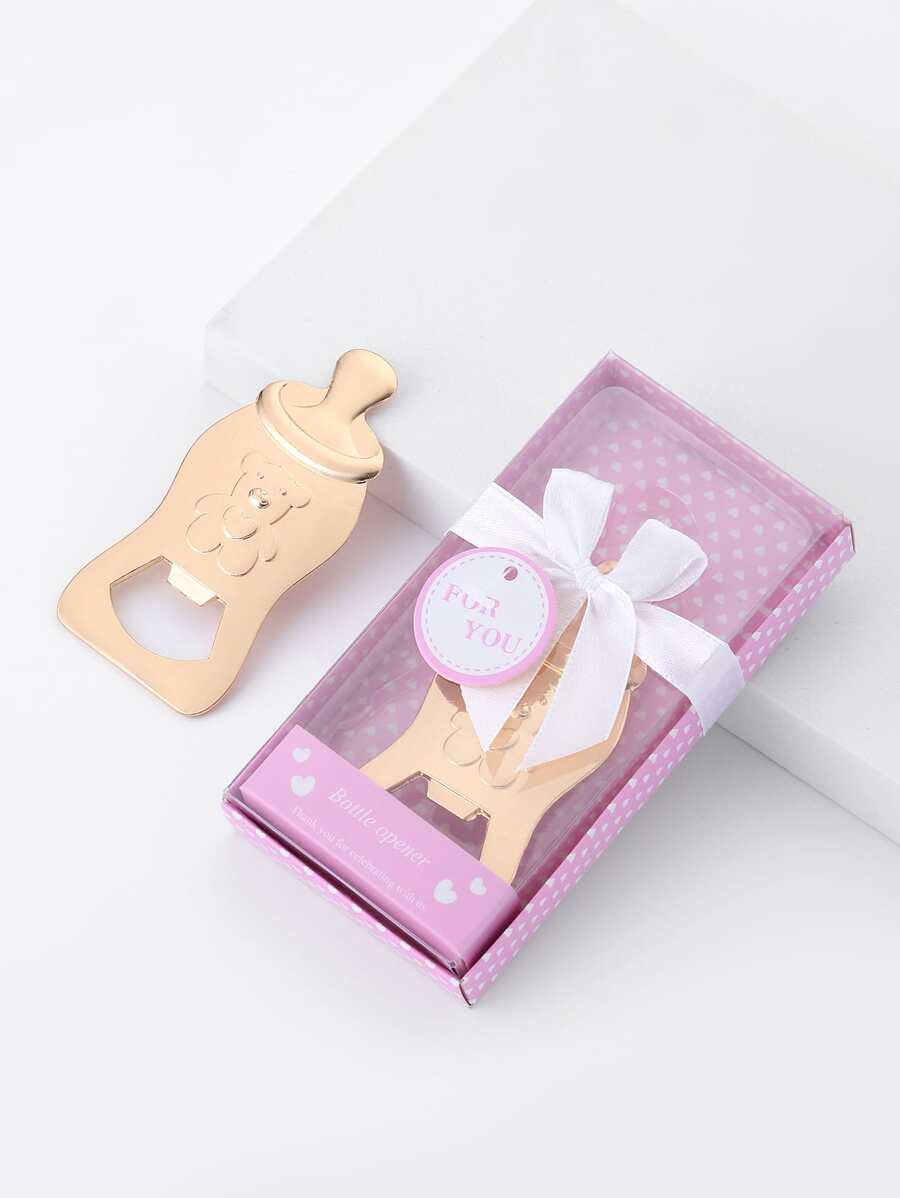 1入組鋅合金葡萄酒現代瓶形紅酒瓶開瓶器