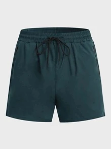 Manfinity Sport Corelite Hombres Shorts deportivos de cintura con cordón - Azul - Ver 3