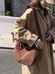 極簡流浪包 - 棕色 - 查看 5