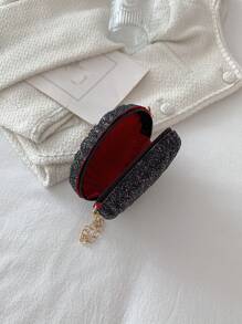 Women Evening Bags glitter Glamor - Hitam - View 5