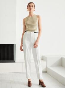 MOTF PREMIUM STRIPED VISCOSE-BLEND TANK TOP - Multicolor - View 7