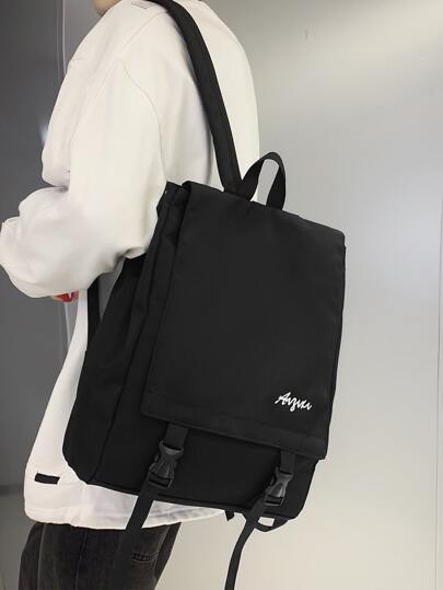 Wasserdichter Klappendeckel Cargo-Stil japanischer Schulrucksack für Studenten, lässiger einfarbiger Reiserucksack für Herren, INS-Stil Erstklässler für Bücher Schulanfang, multifunktionale Tasche für Studenten, Vatertags-Geschenk, Schultasche, Buchatasche, Halloween-Geschenk für Männer, Herbst-Weihnachts-Schrei-Tasche für Männer, Rucksack, Winterweihnachtsgeschenke, Reisetasche, witzige Geschenke, Ernte-Thanksgiving-Brusttasche für Männer, Seitentaschen für Männer, Kuriertasche, Ledertasche, Hobo-Tasche, Hüft-Tasche