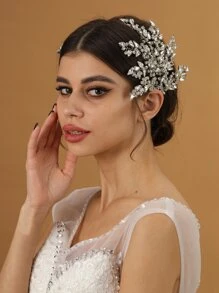 水钻装饰新娘发带情人节配饰 - 銀色 - 查看 9