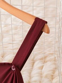 SHEIN LUNE Vestido de tirantes unicolor