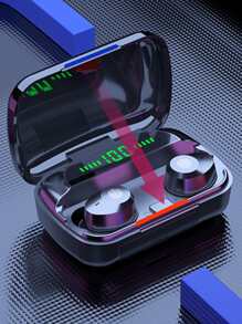 數字顯示幕遊戲無綫耳机 - 黑色 - 查看 2