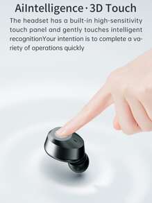 數字顯示幕遊戲無綫耳机 - 黑色 - 查看 4