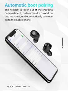 數字顯示幕遊戲無綫耳机 - 黑色 - 查看 3