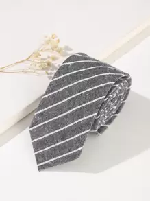 Hombres de rayas con cordón - Gris - Ver 2