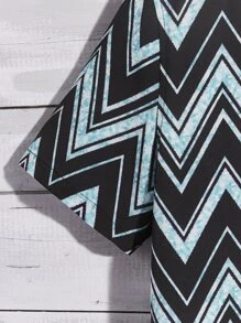 Manfinity Men Chevron Print Shirt - Multicolor - View 5