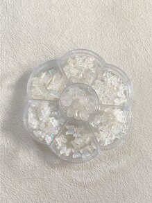 1 盒随机 3D 熊和蝴蝶设计美甲装饰 - 彩色 - 查看 1