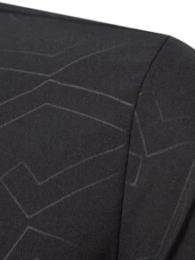 Manfinity Men Geo Jacquard Shirt - Black - View 6