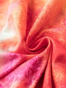 SHEIN LUNE Camiseta de tie dye - Multicolor - Ver 3