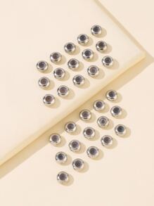 Phụ kiện trang sức DIY 30 hạt - Bạc - Xem 1