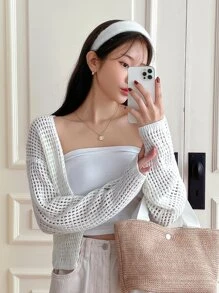 DAZY Minimalist Solid Headband - White - View 5