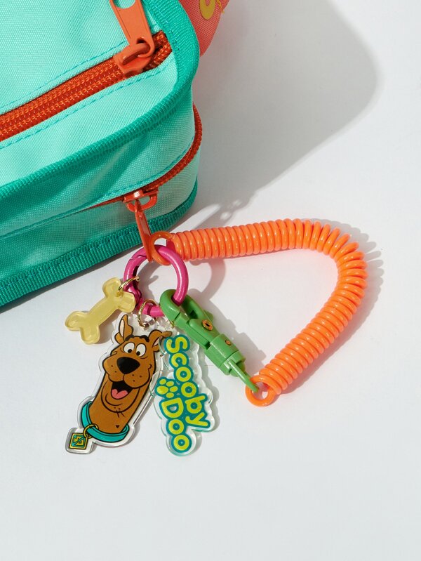 SCOOBYDOO X SHEIN Cartoon Dog & Bone Charm Keychain SHEIN UK