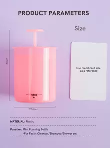 Bubble Maker Cup For Face Wash, 1pc Mini Size Facial Cleanser Foam Cup Whip Bubble Maker Facial Skin Cleansing Care, Deep Skincare Cleaner Tools For Travel Household, Easy To Use Marshmallow Whip Maker - Coral Pink - View 6