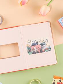 Cuaderno con estampado de dibujos animados - Multicolor - Ver 3