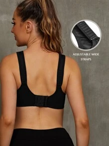 Wingslove 中度支撐素色運動型胸罩