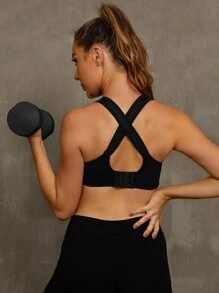 Wingslove 中度支撐素色運動型胸罩