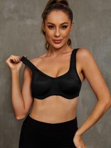 Wingslove 中度支撐素色運動型胸罩