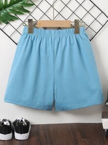 男孩小熊印花短褲