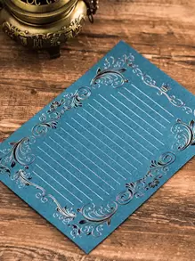 3pcs Vintage Design Letter Paper - Multicolor - View 4