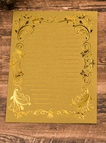 3pcs Vintage Design Letter Paper - Multicolor - View 5