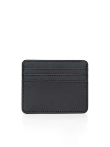1 pièce Mini Porte-cartes minimaliste ultra fin avec multiples emplacements, portefeuille en PU ultra-fin pour femmes et hommes, étudiants