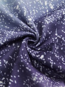 SHEIN LUNE Plus Ombre Round Neck Sweatshirt - Multicolor - View 5