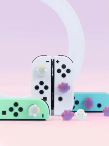 GeekShare Bộ 4 nút bọc thiết kế Ghost Tương thích với Nintendo Switch Oled/Lite - Nhiều màu - Xem 5