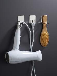 2 piezas Soporte para afeitadora de acero inoxidable - Plateado - Ver 2