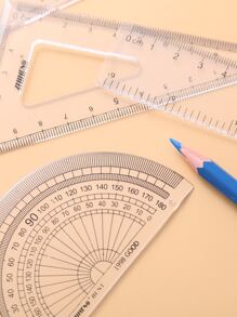 1 set Regla transparente, Reglas - transparente - Ver 2