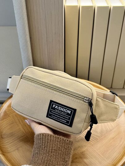 Women's Autumn New Casual Outdoor Sports Waist Bag Mini Phone Pouch Oxford Cloth Small Square Bag