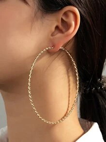 bông tai vòng xoắn - Vàng - Xem 1