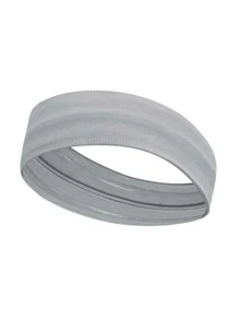 1pc Plain Sports Headband - Grey - View 1