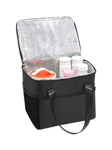 1入組便攜保溫飯盒戶外便當袋