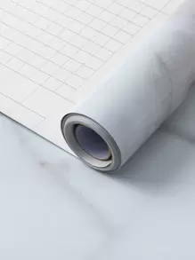 1卷大理石图案防水厨房贴纸、贴纸、墙贴、乙烯基贴花用于家居装饰、春季装饰品让您的家焕然一新、节日装饰贴纸礼物生日毕业 - 彩色 - 查看 4