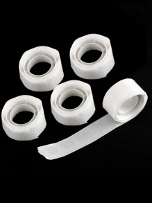 5 rollos Pegatia de globo liso transparente - Blanco - Ver 1