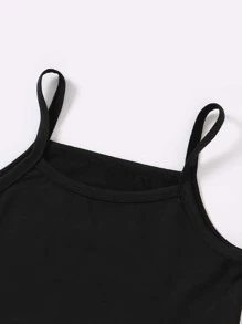 小女童青果領夾克背心和短褲和吊帶上衣 - 彩色 - 查看 3