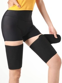 2pcs Plain Sports Leg Sleeve - Black - View 5