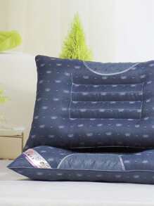 1入組圖形圖案床上用品枕頭 - 彩色 - 查看 1