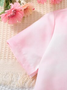 女孩紮染西裝領襯衫