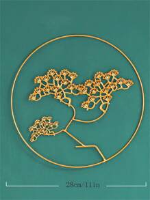 2 piezas planta Colgante de pared Set - Dorado - Ver 2