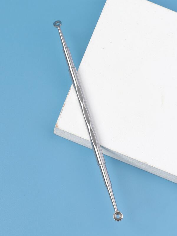 Double Headed Blackhead Remover Pimple Popper Tool, 1pc Stainless Steel