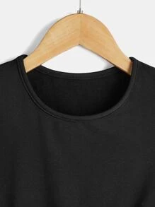 Girls Floral Print Ruffle Trim Dress - Multicolor - View 3