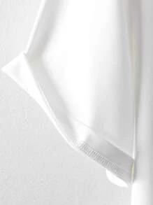 Manfinity LEGND Men Letter & Figure Graphic Tee - White - View 3