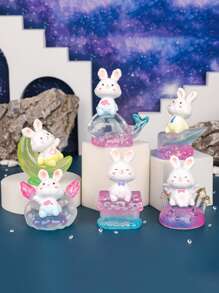 1pc Thiết kế hình con thỏ trang trí ngẫu nhiên Quà tặng tốt nhất - Nhiều màu - Xem 1